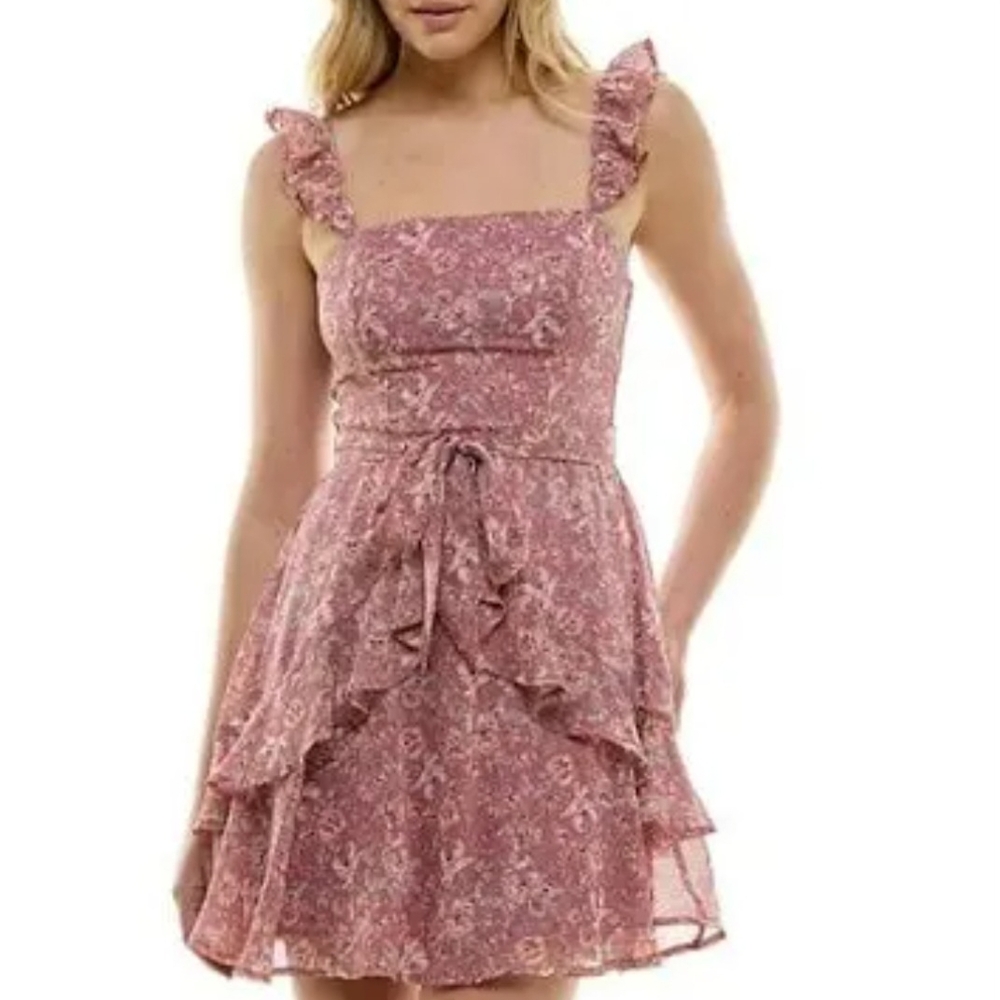 Trixxi Women's Sleeveless Mini Dress